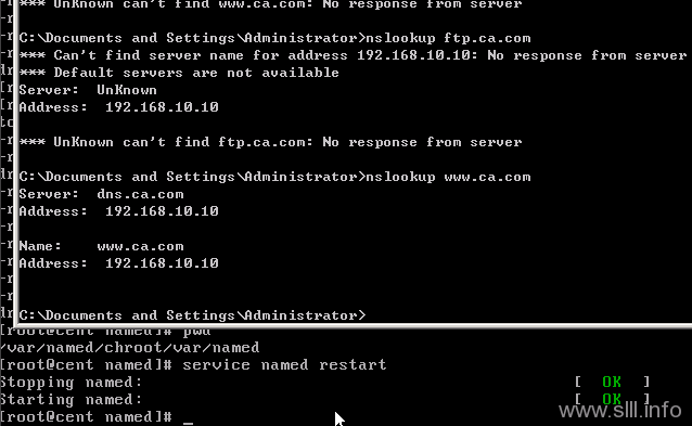 restartdns CentOS/Linux域名服务器/DNS配置