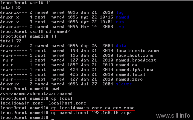 cp1 CentOS/Linux域名服务器/DNS配置