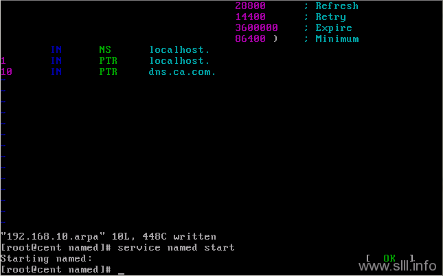 start CentOS/Linux域名服务器/DNS配置