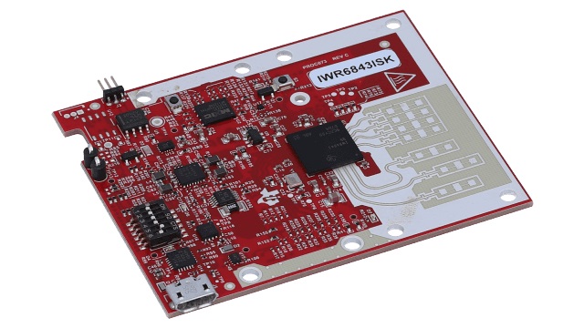 IWR6843ISK IWR6843 intelligent mmWave sensor standard antenna plug-in module board image